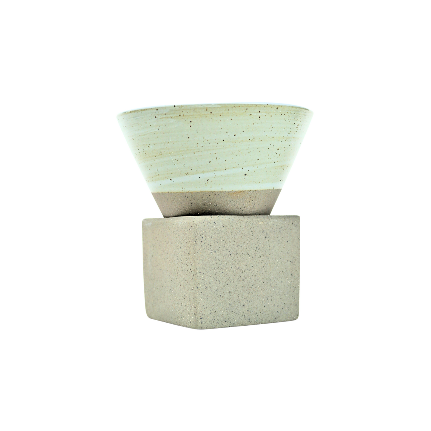 Tazas de Café Corto Japonesas de Cerámica 90 ml Marrón