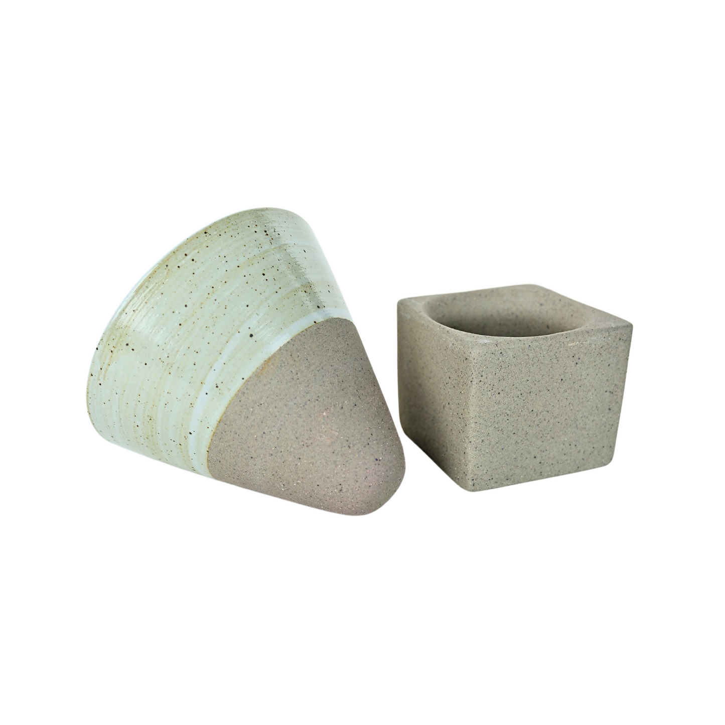 Tazas de Café Corto Japonesas de Cerámica 90 ml Marrón