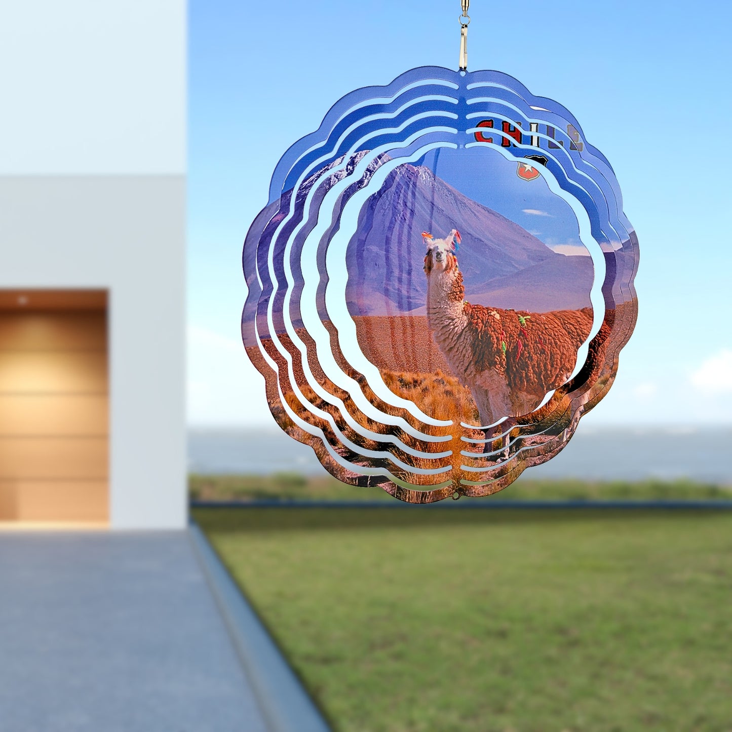 Colgante Remolino De Viento 3D Diseños De Chile Alpaca