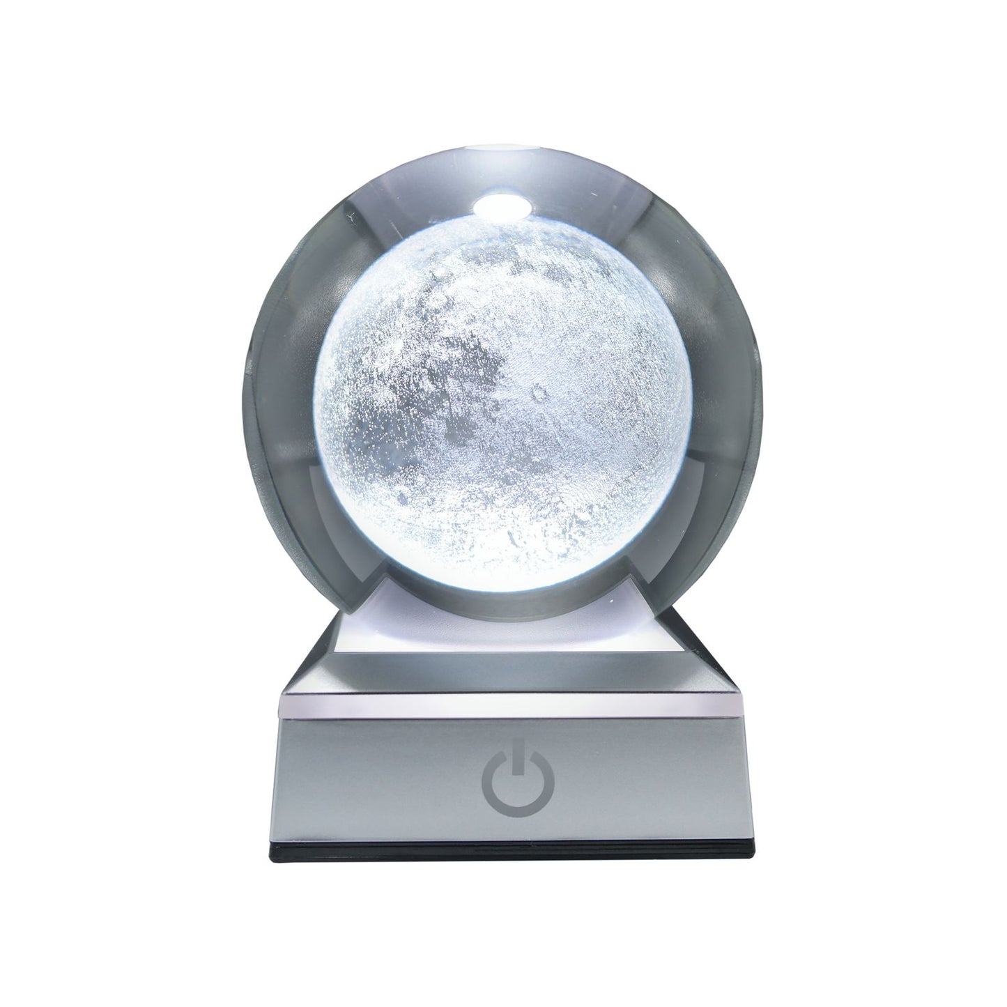 Bola de Cristal LED RGB Diseños 3D Multicolor Luna