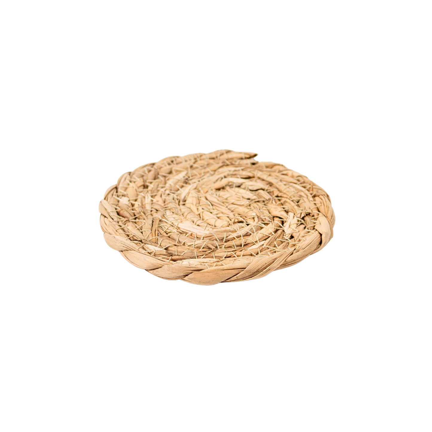 Posavasos de Rattan Estilo Rústico y Natural Marrón