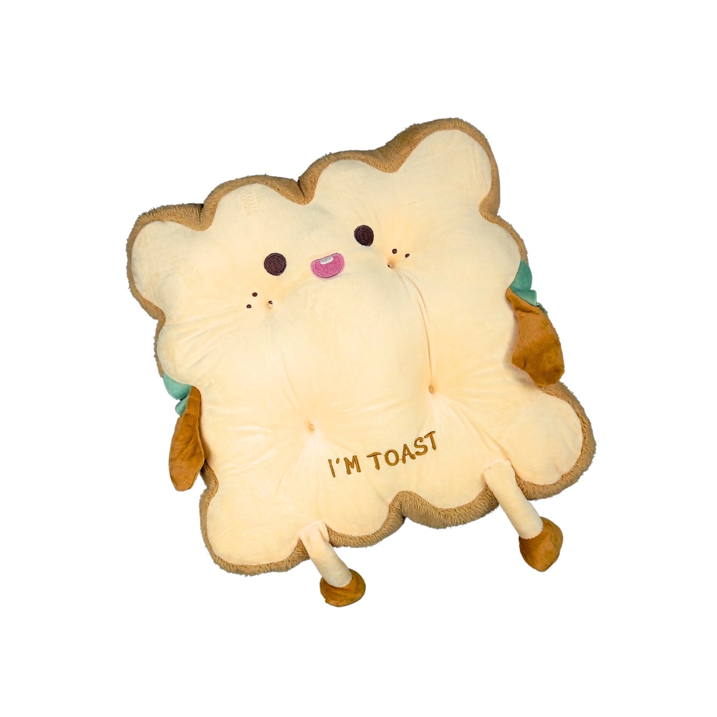 Cojín Para Silla Tostada Kawaii Cuadrada