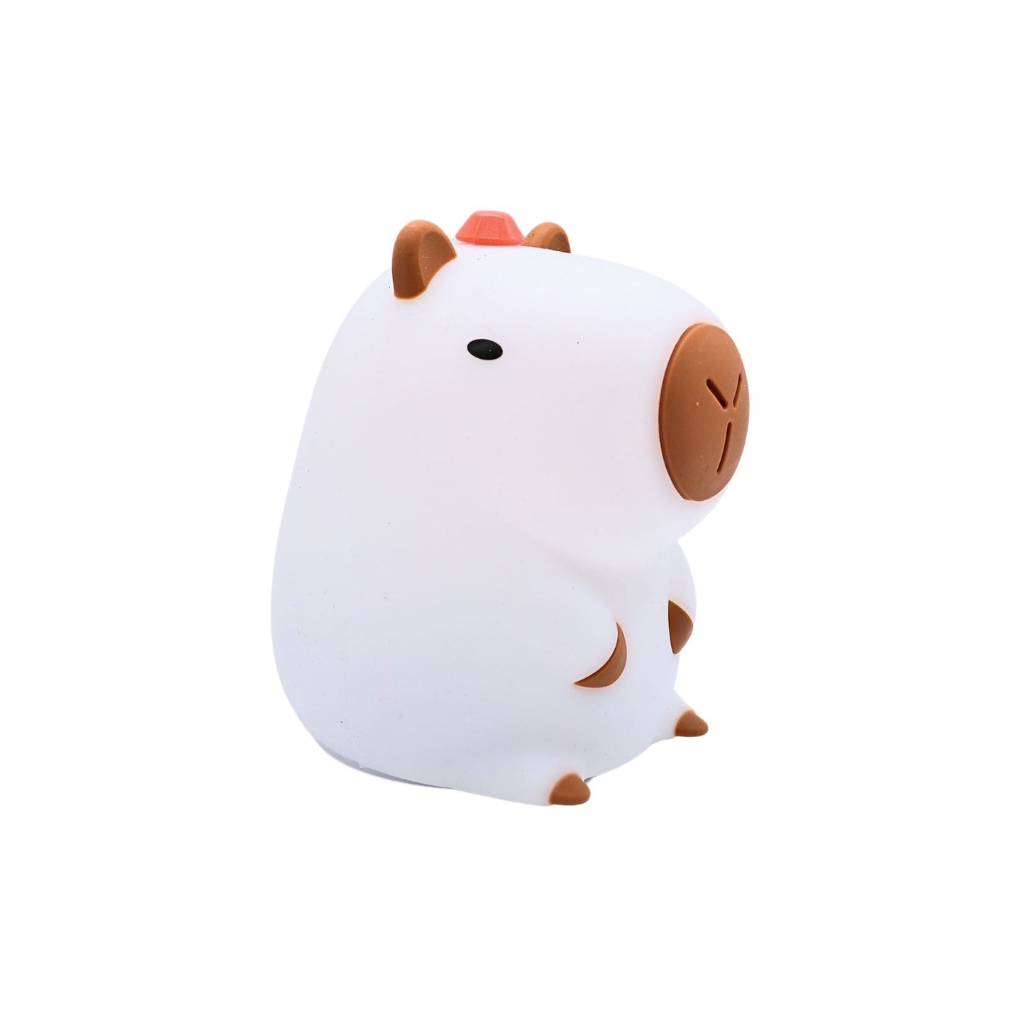 Lámpara de Noche de Silicona LED RGB Squishy Capybara