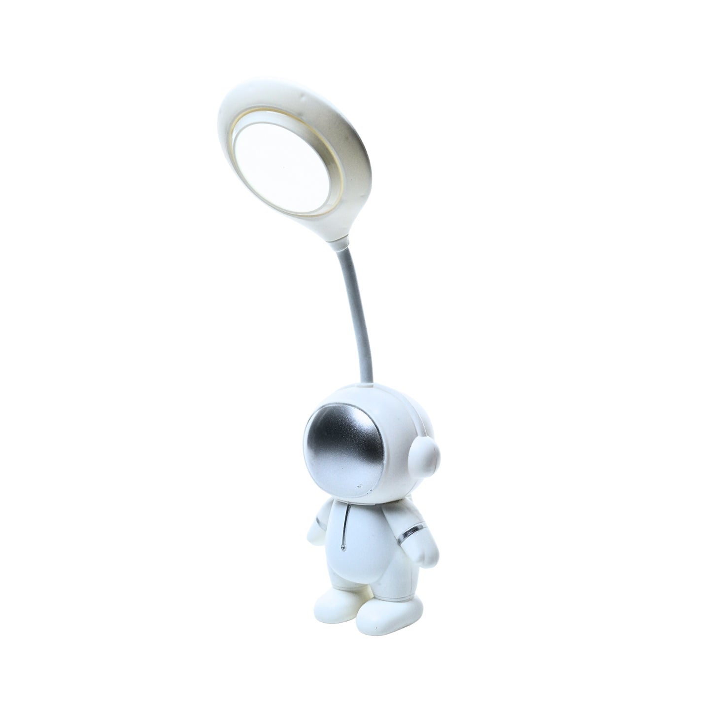 Lampara de Mesa Led Recargable Astronauta Blanco