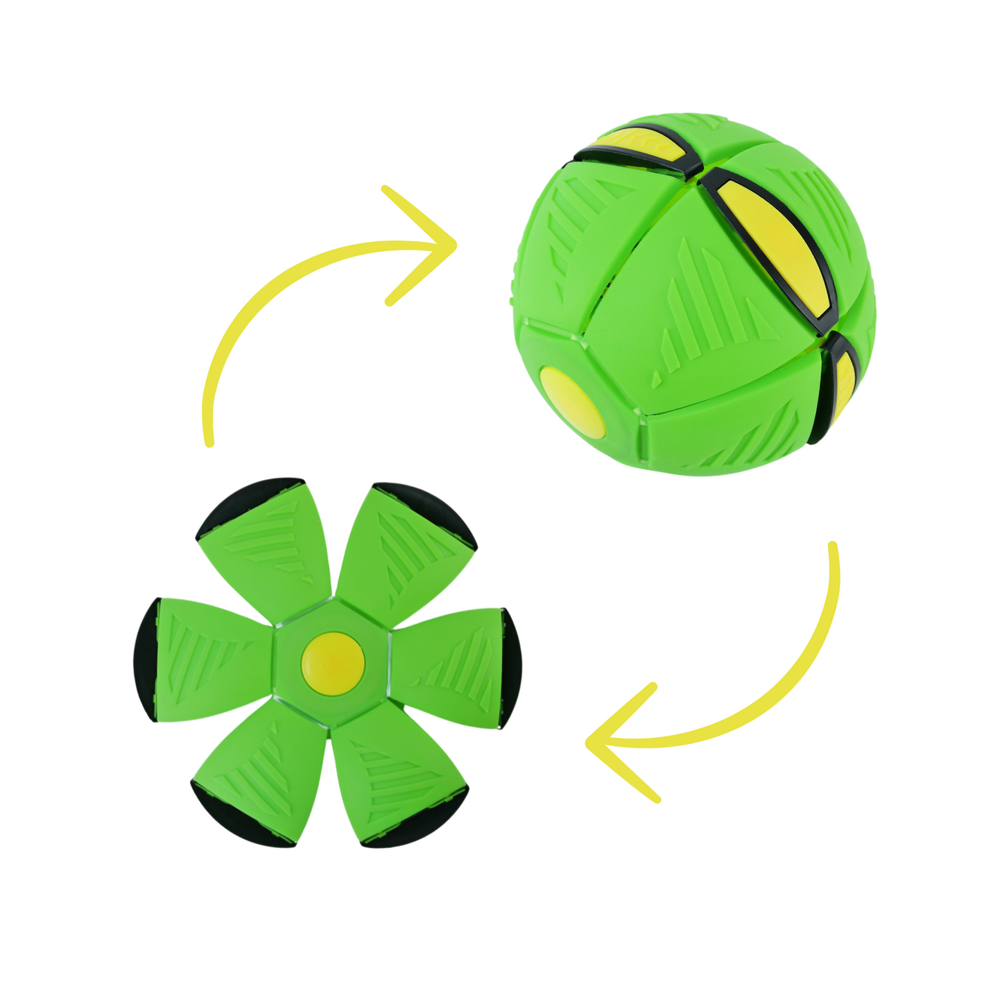 Frisbee Pelota Mágica Con Luz Led Verde
