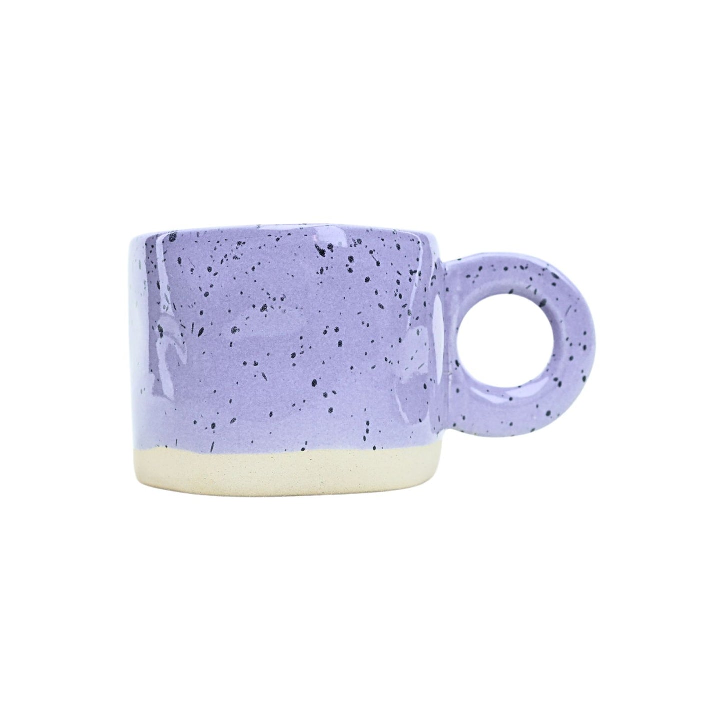 Taza de Cerámica Estilo Coreano 250 ml Morado