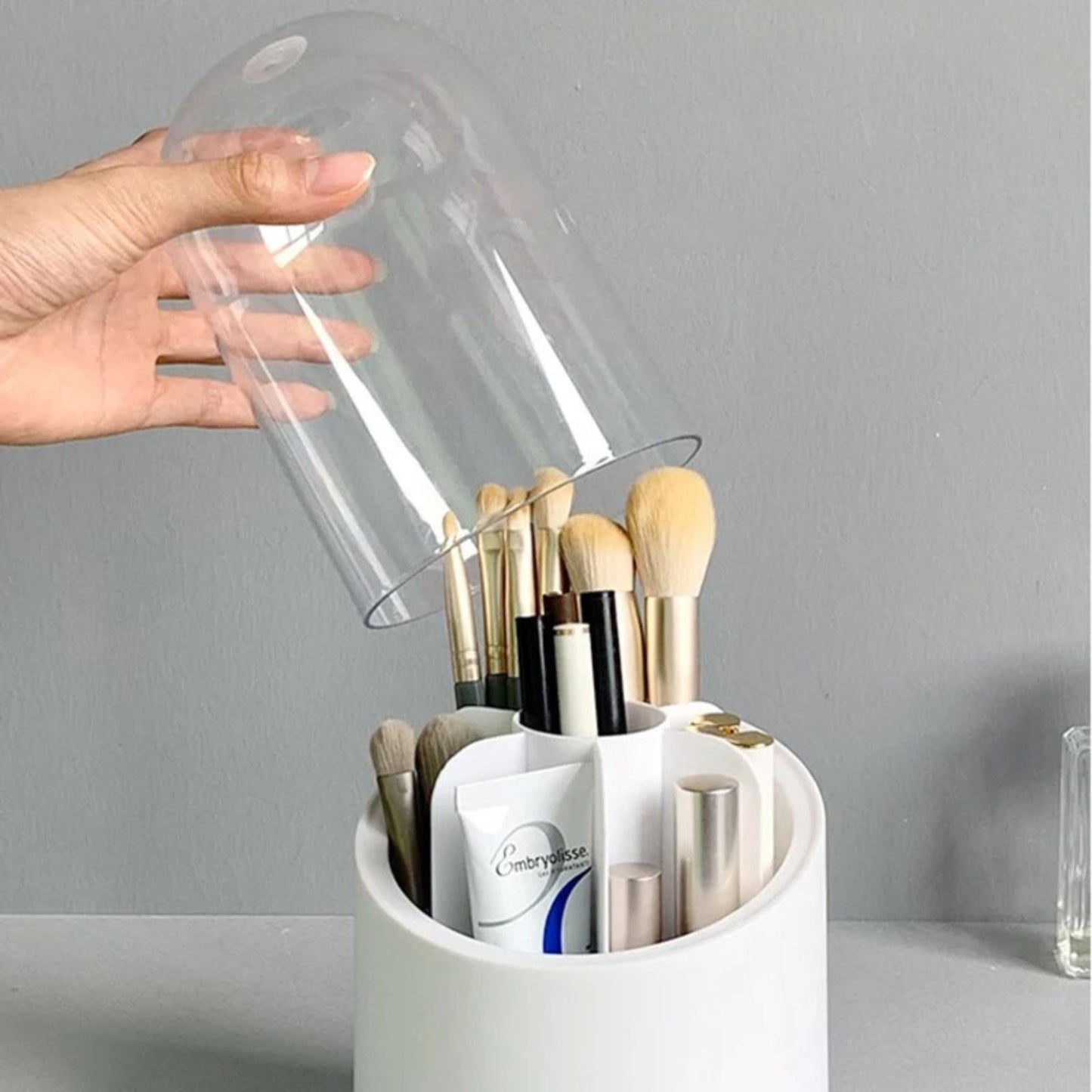 Organizador De Brochas Y Cosméticos 360 Giratorio
