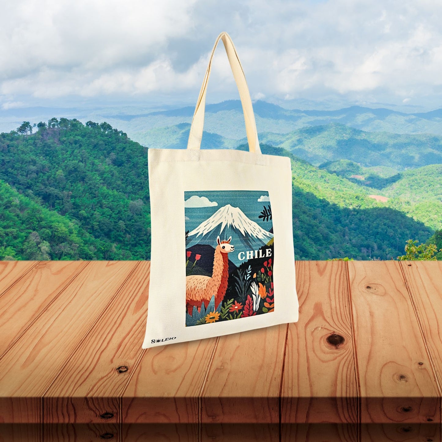 Bolsa de Lona Ecológica Chile Llama
