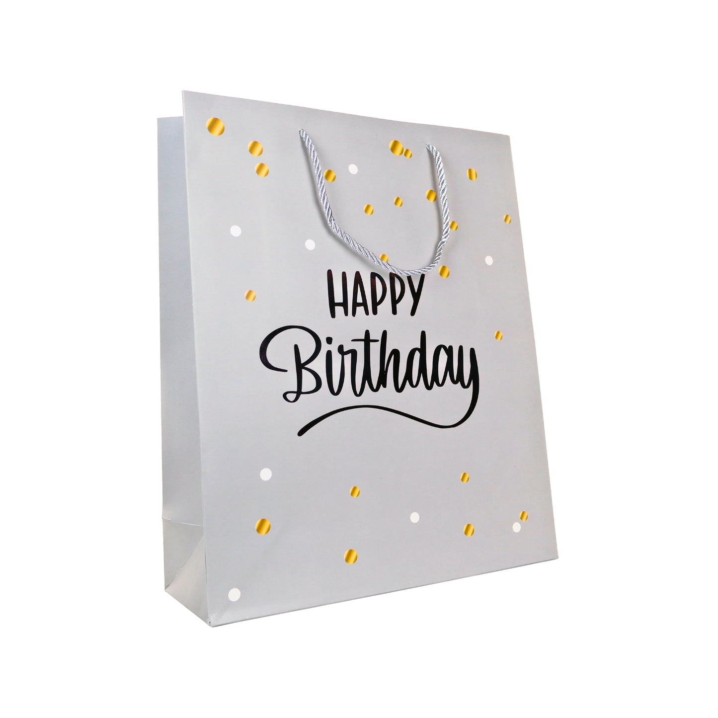 Bolsas Happy Birthday 32 X 26 X 10 Gris