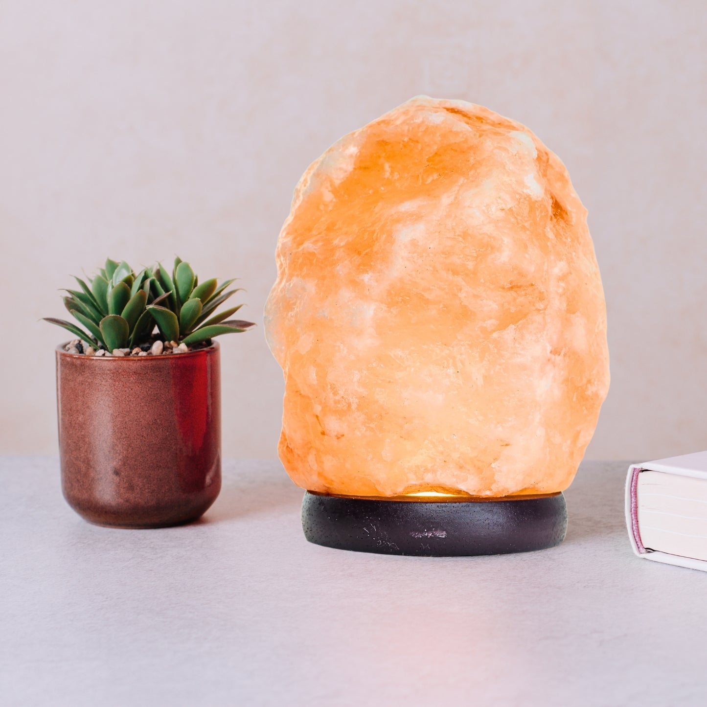 Lámpara de Sal Cristalina del Himalaya Led