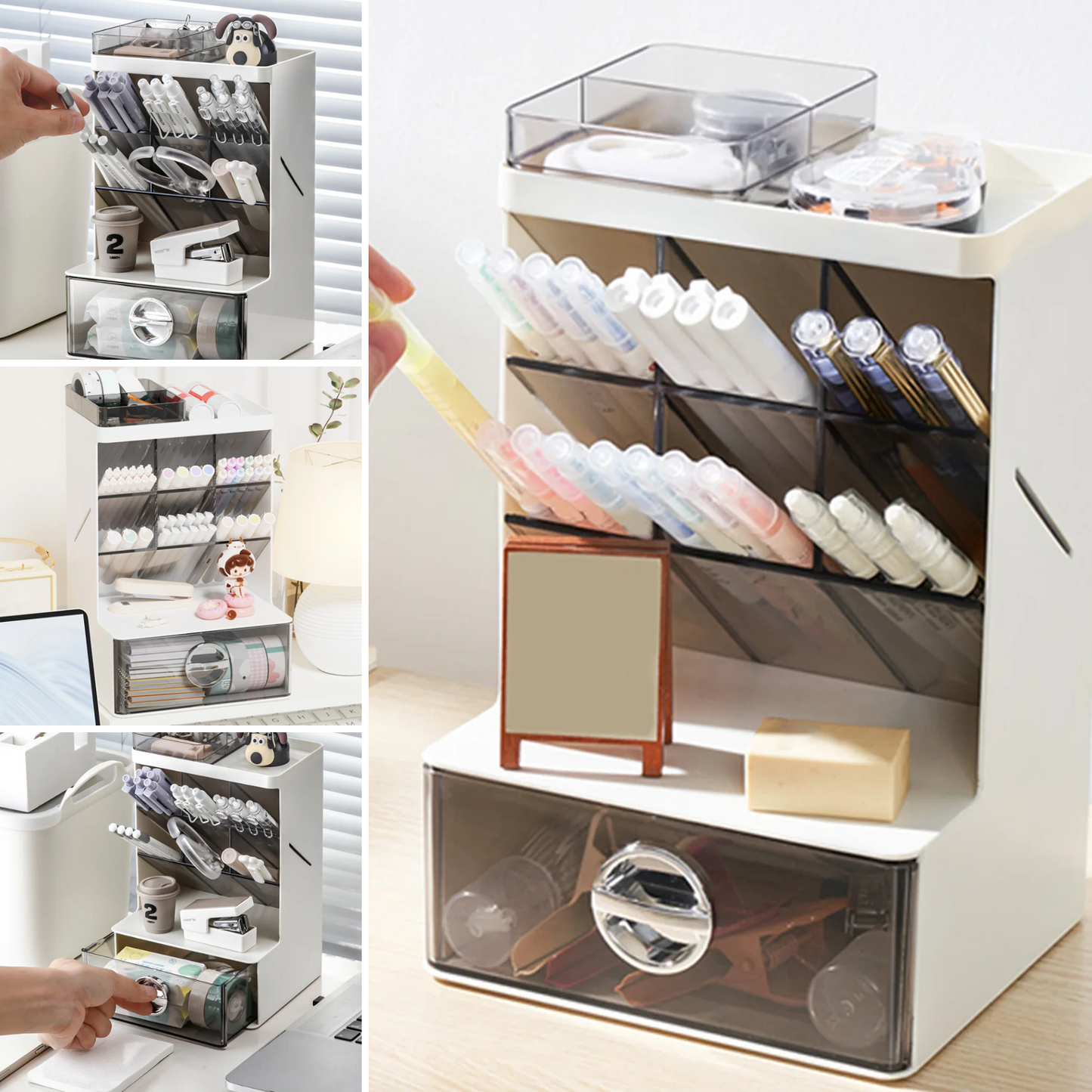 Organizador De Lápices Para Escritorio Multiusos