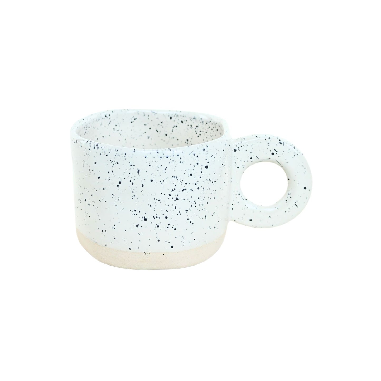 Taza de Cerámica Estilo Coreano 250 ml Blanco