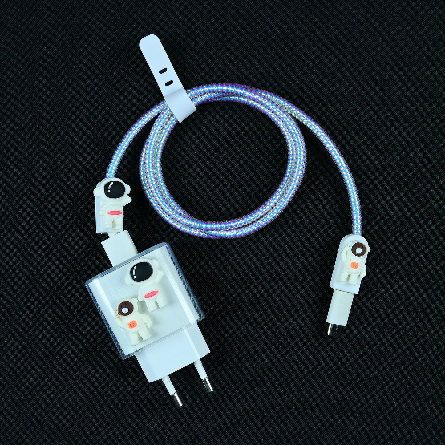 Protector Cable Iphone Astronauta