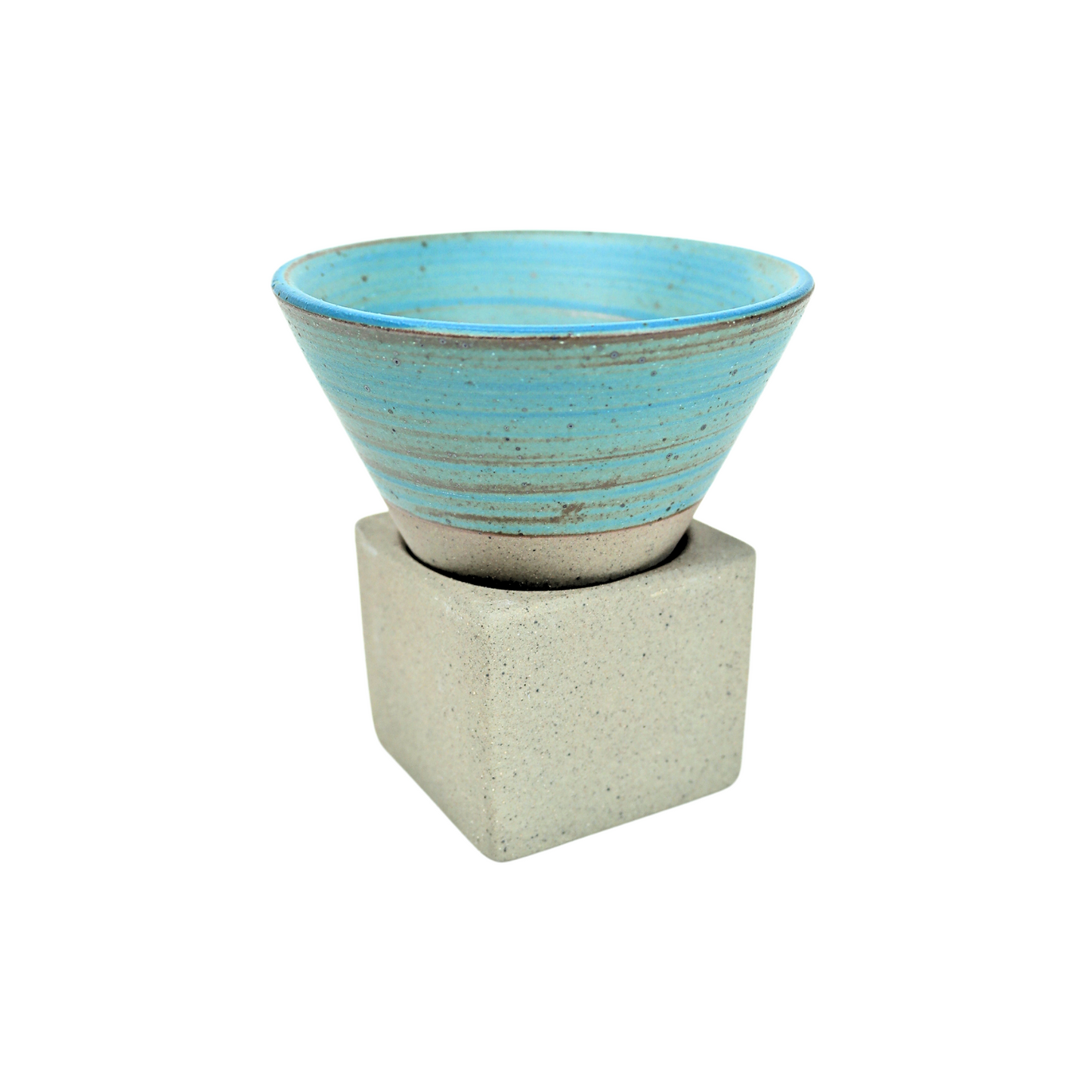 Tazas de Café Corto Japonesas de Cerámica 90 ml Azulado
