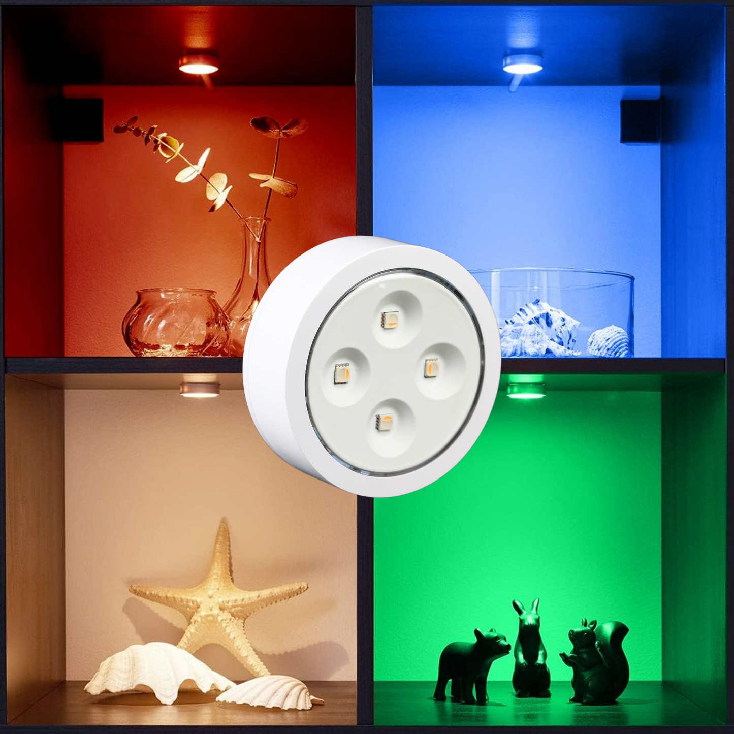 Pack 3 Luces Decorativas Led RGB Con Control Remoto