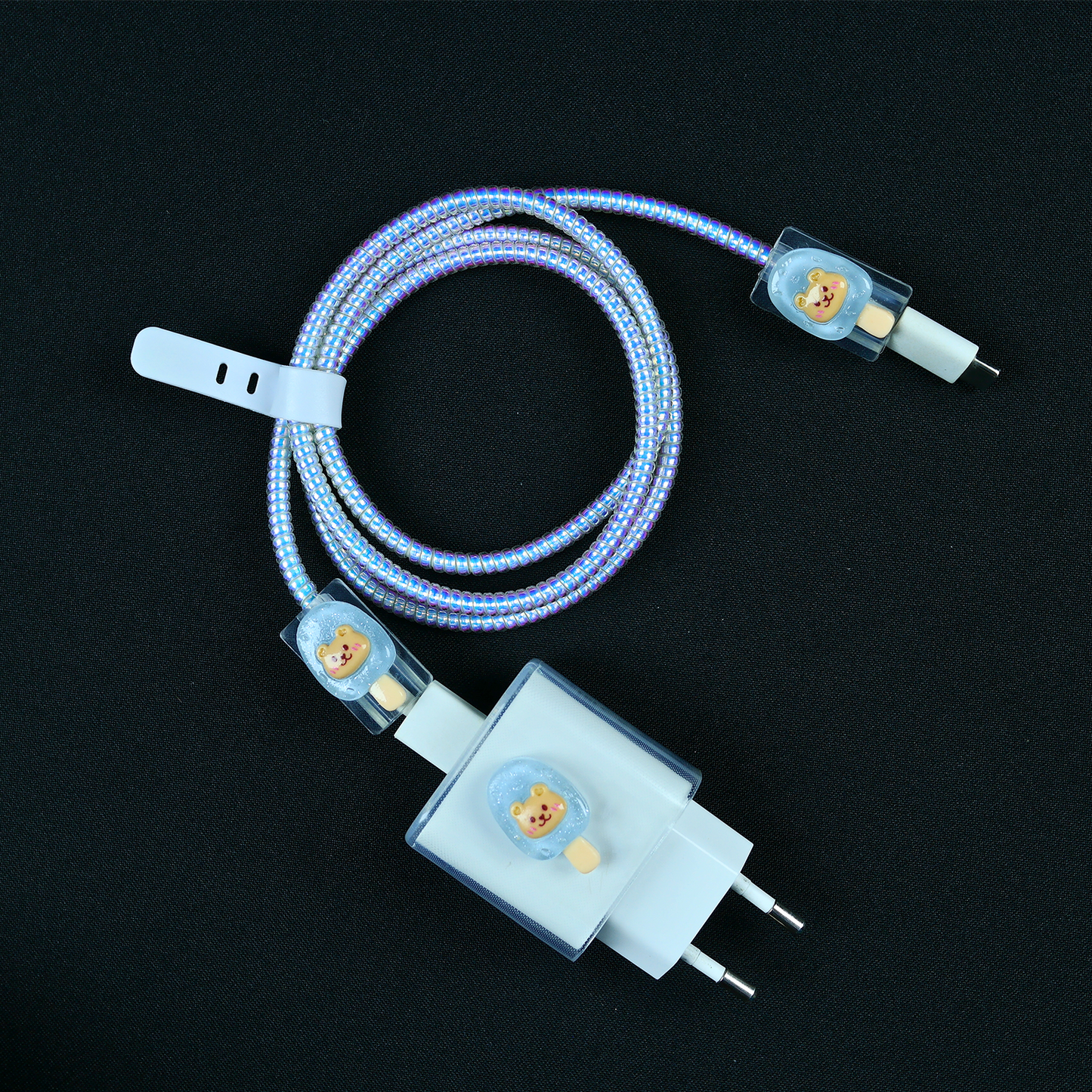 Protector Cable Iphone Osito