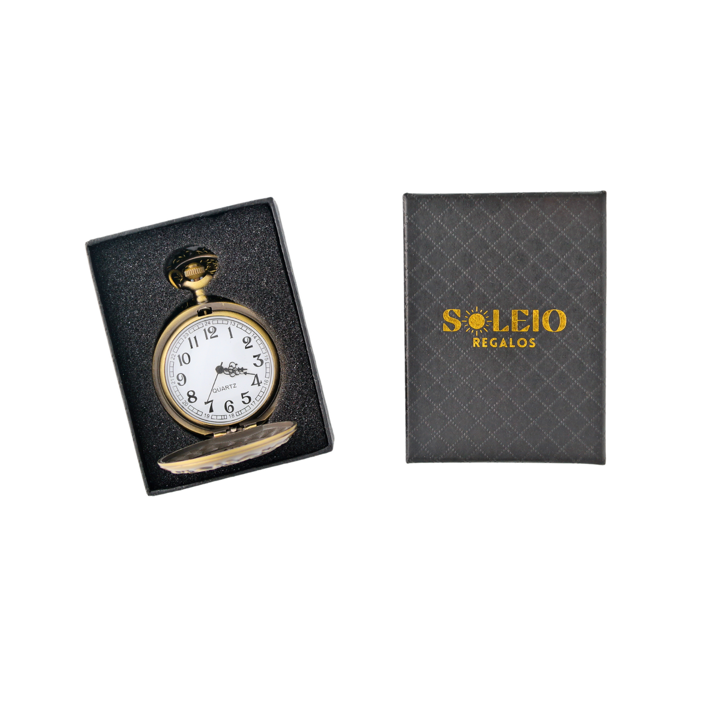 Reloj De Bolsillo Metálico Retro Motocicleta