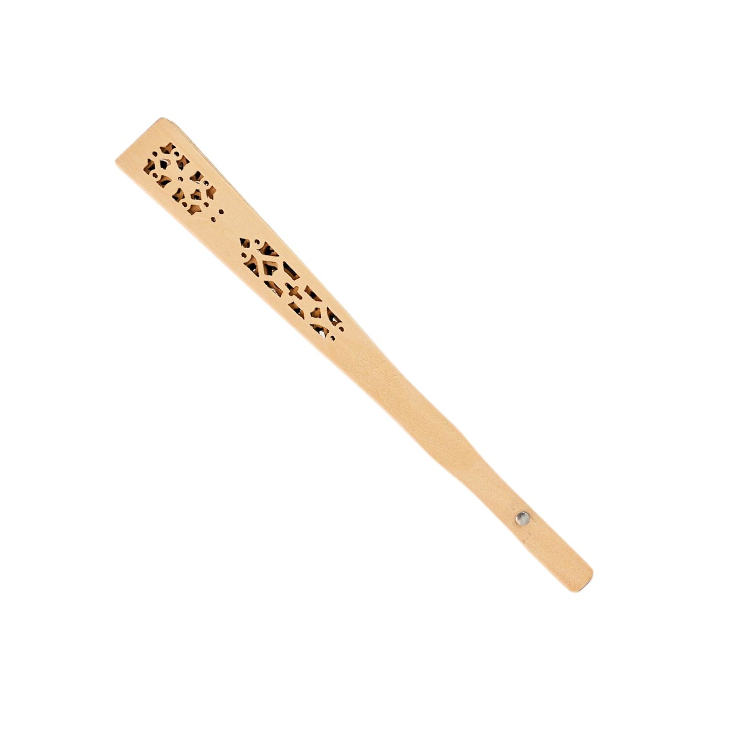 Abanico de Madera Plegable Diseño Colmena