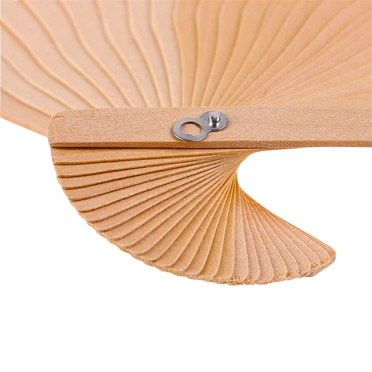 Abanico de Madera Plegable Diseño Colmena