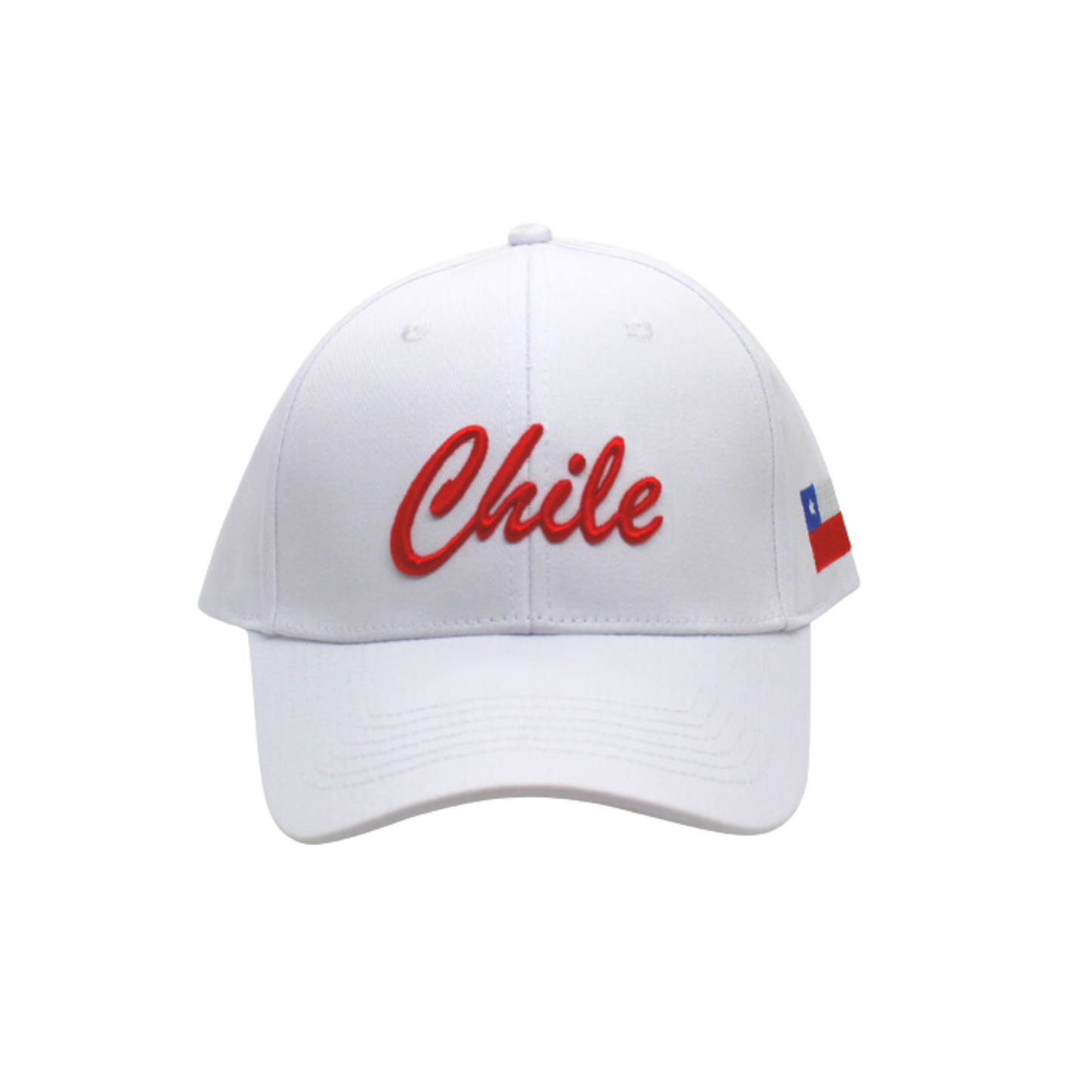 Jockey Chile Bordado Blanco Bandera