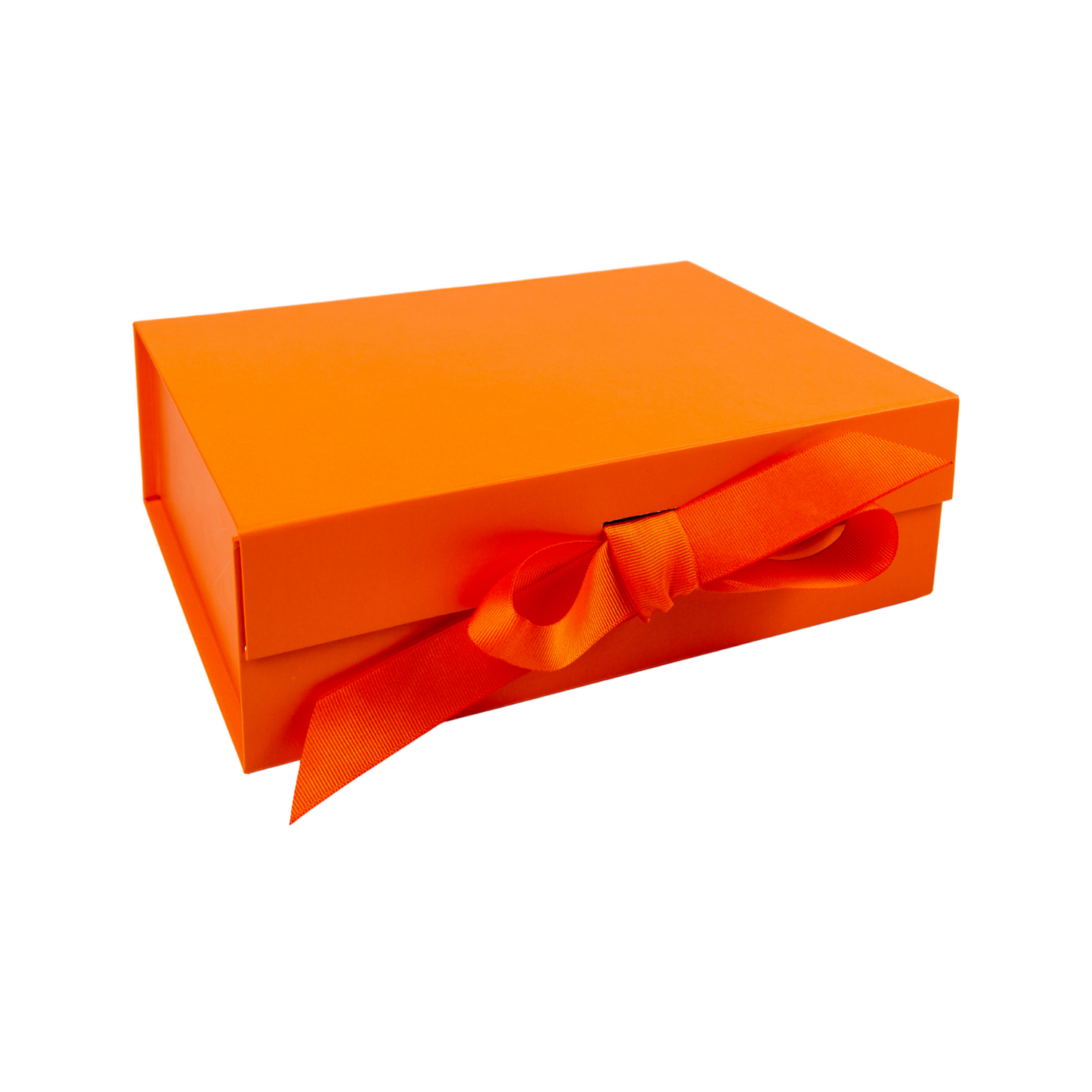 Gift Box Caja Para Regalos Con Tapa Premium Tamaño M Naranja