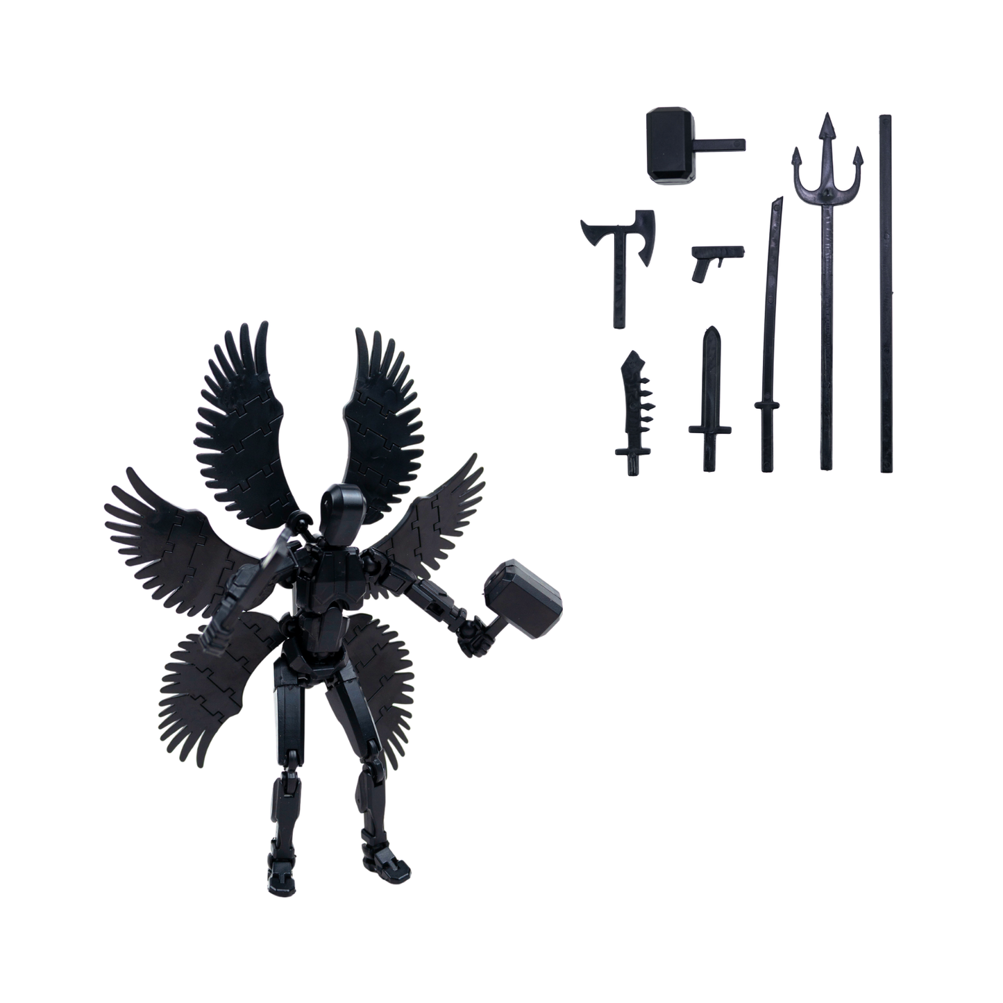 Figura de Acción Articulado Dummy 13 DIY Negro