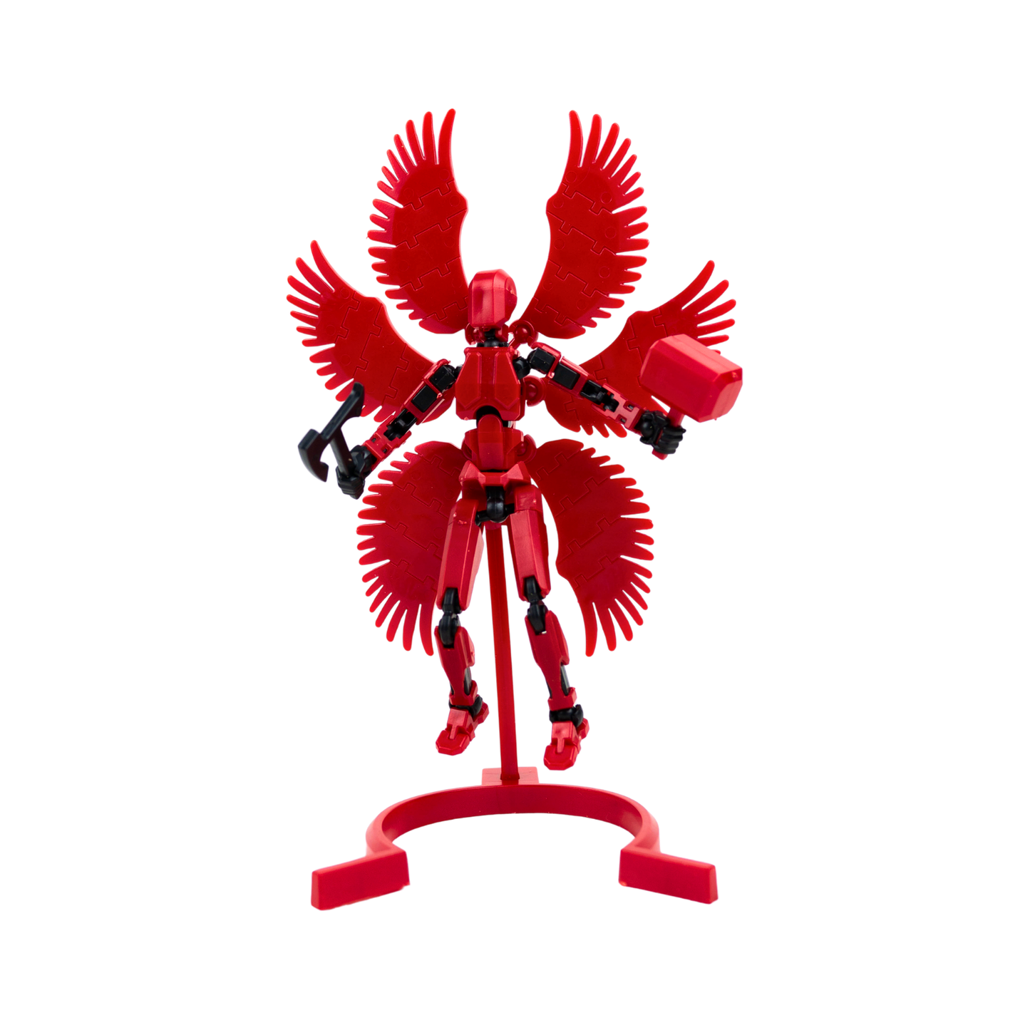 Figura de Acción Articulado Dummy 13 DIY Rojo