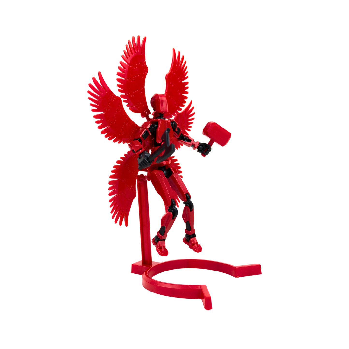 Figura de Acción Articulado Dummy 13 DIY Rojo