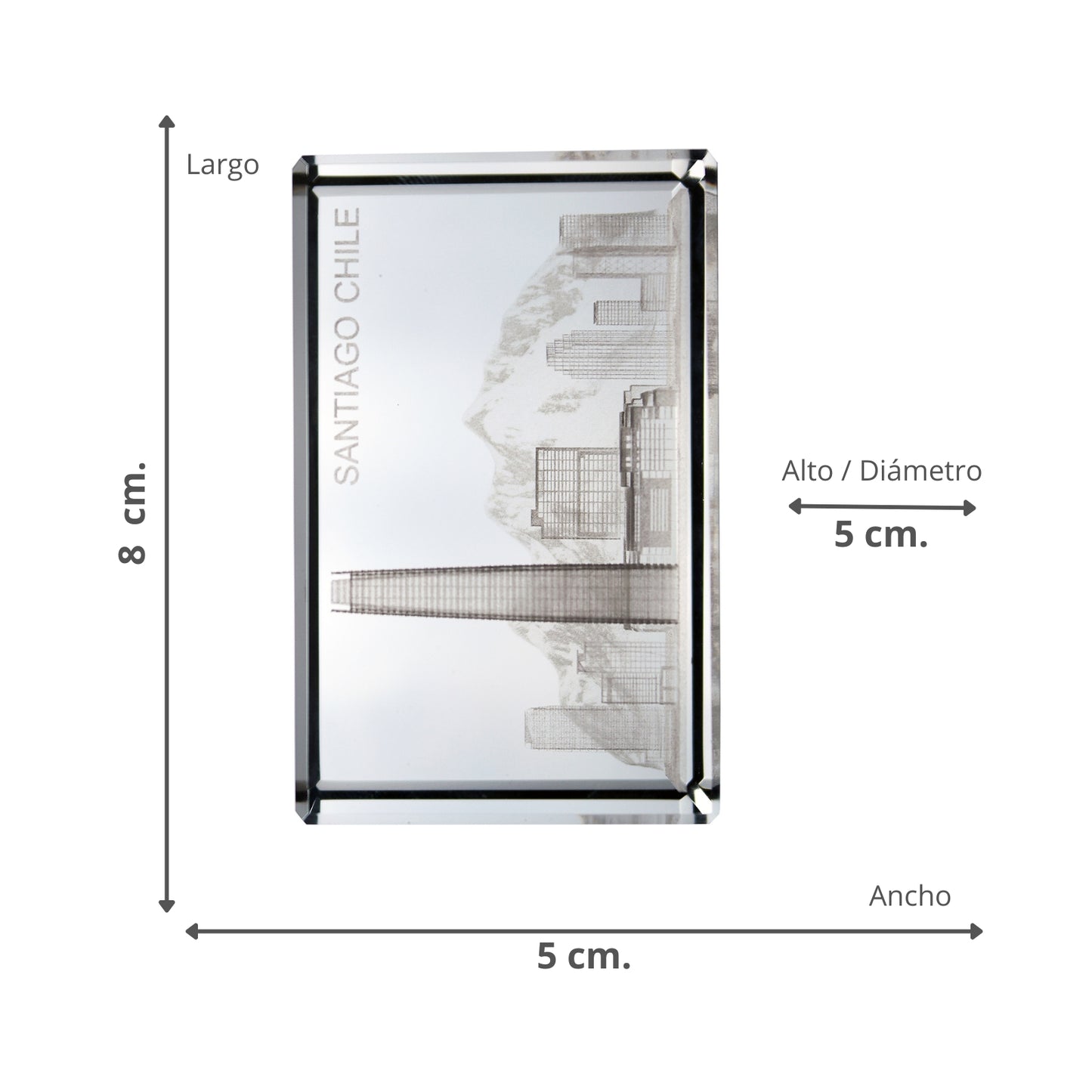 Cristal 3d Decorativo Diseño Santiago De Chile