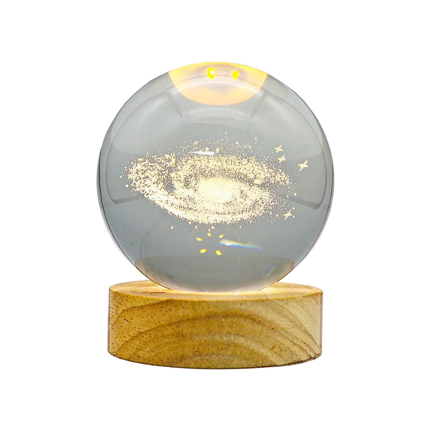 Lampara Bola De Cristal LED Galaxia