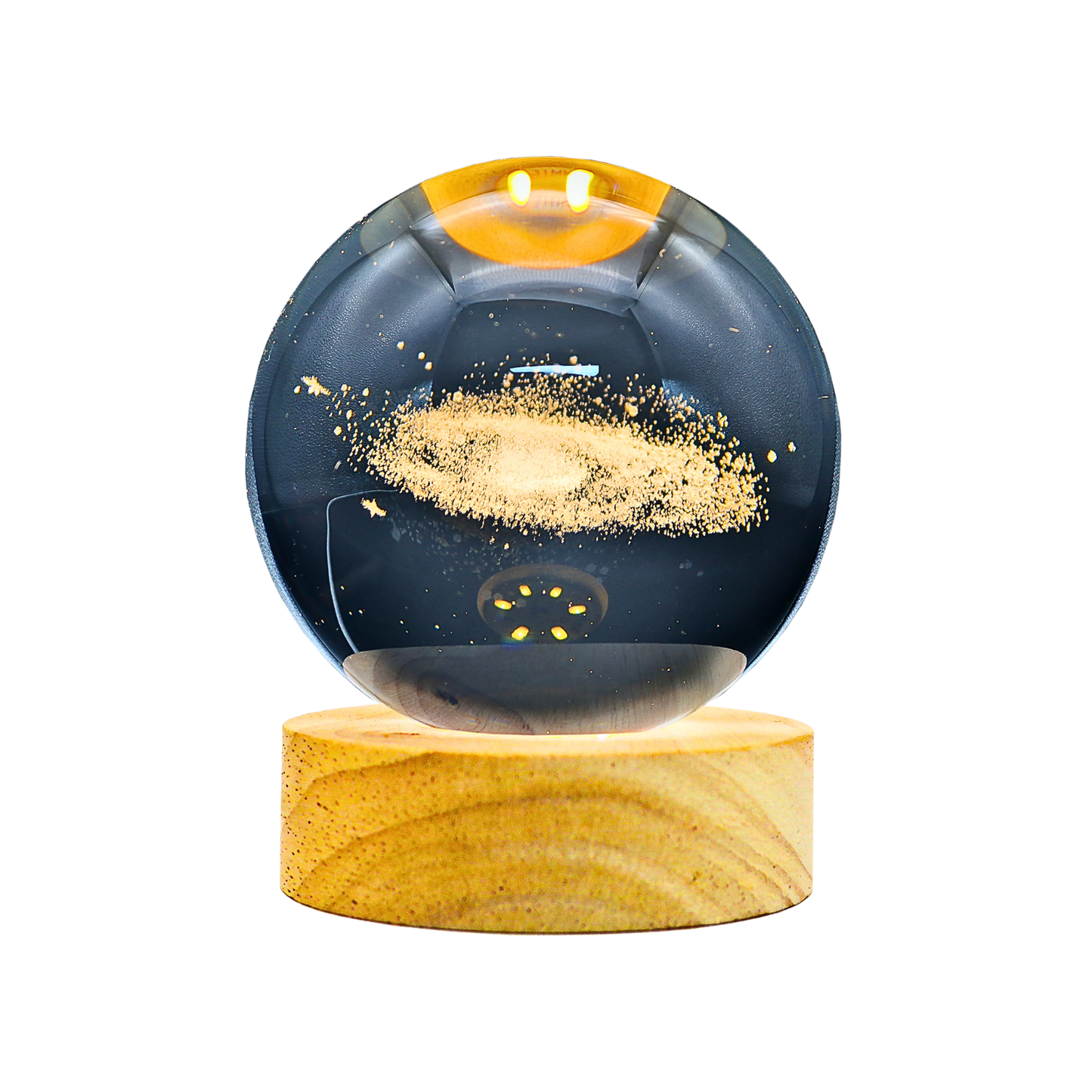 Lampara Bola De Cristal LED Galaxia