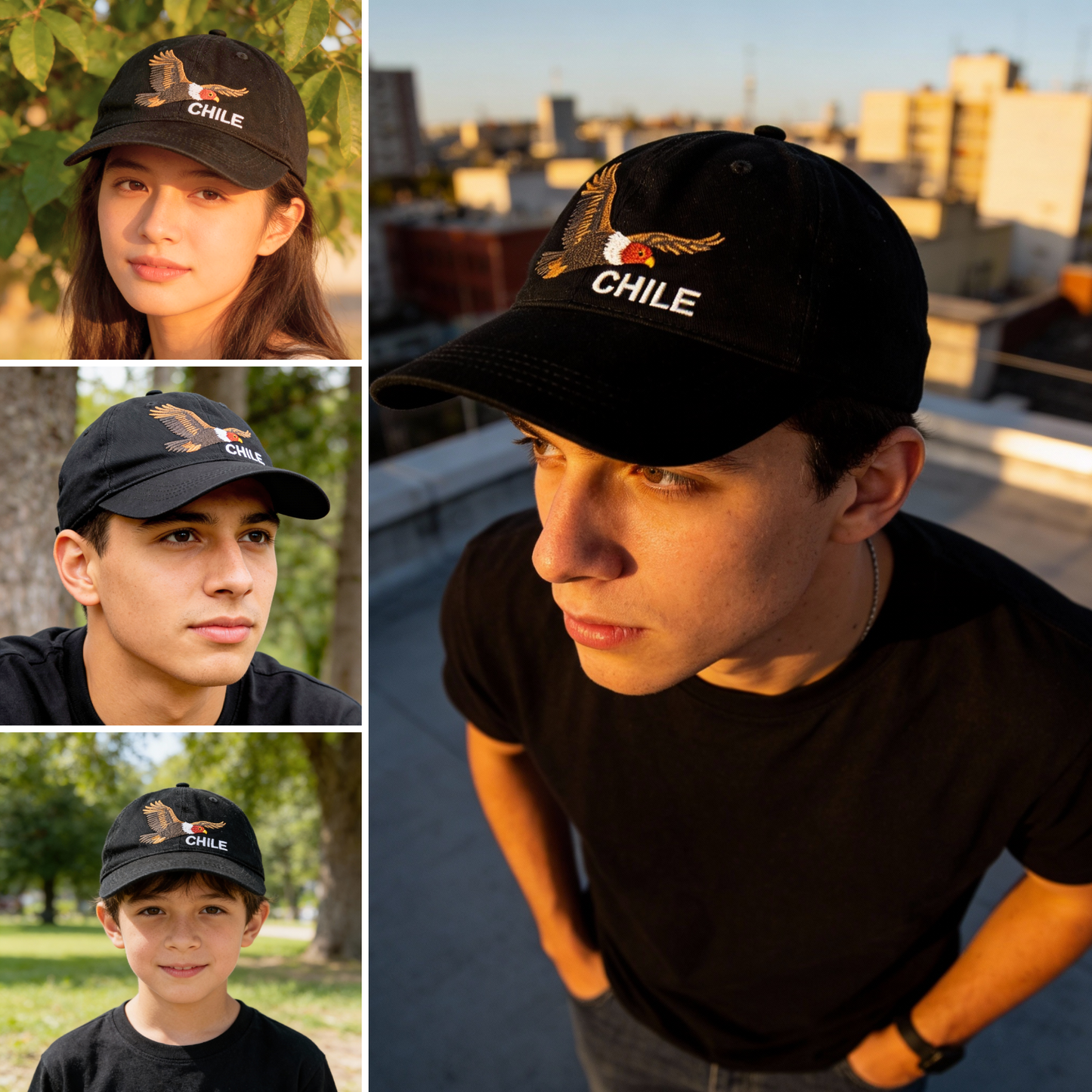 Jockey Chile Bordado Azul Condor