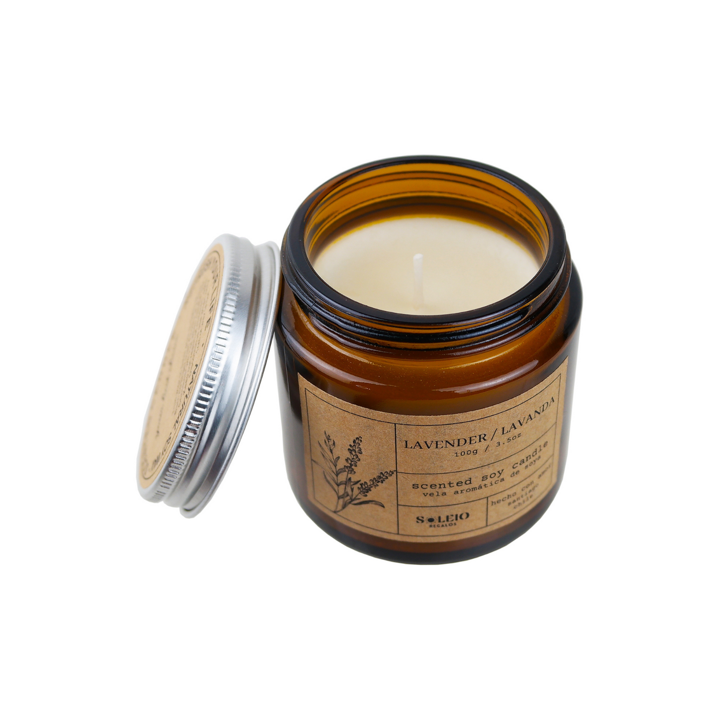 Vela Aromática Soya Lavanda
