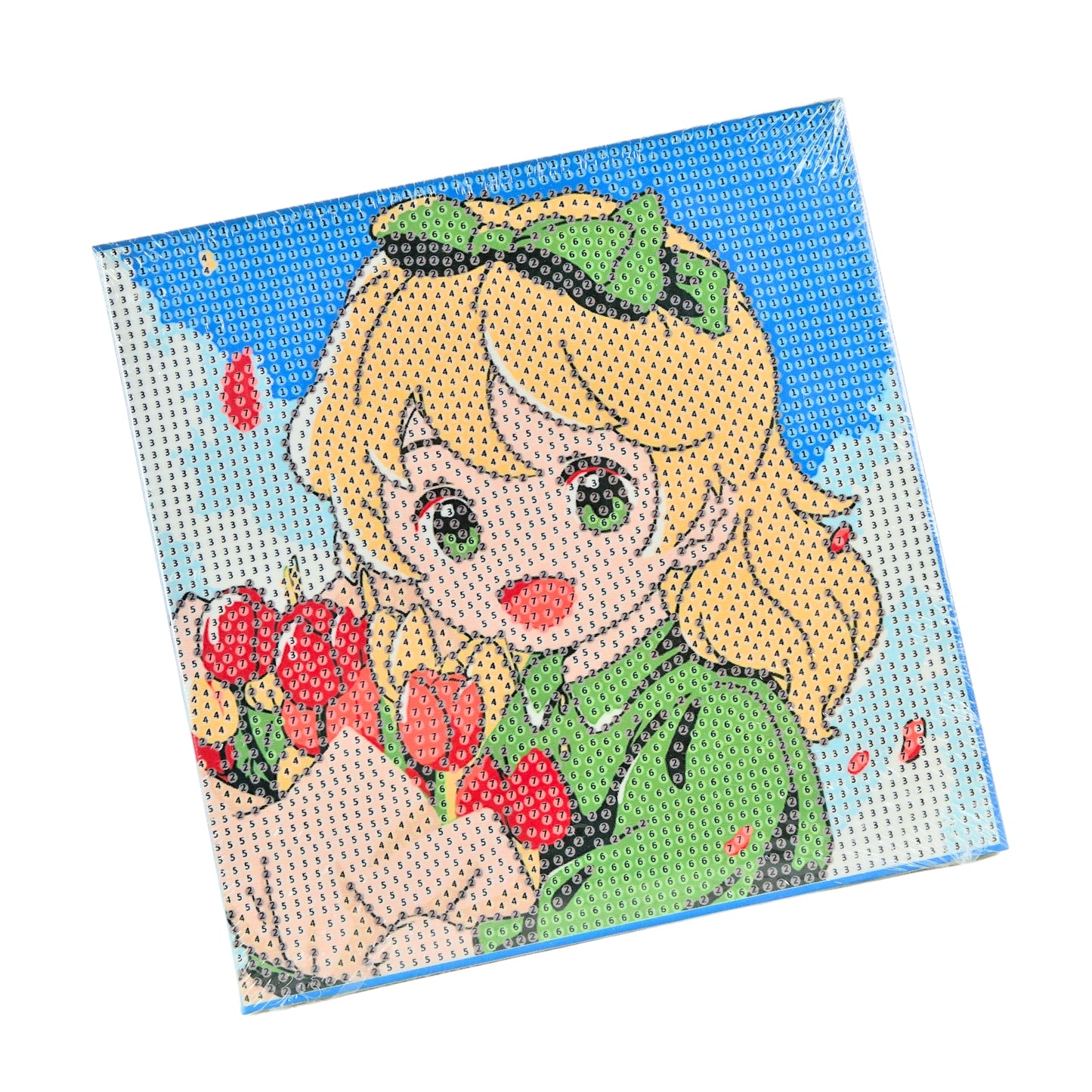 Pintura Diamante Tulipan Niña Rubia