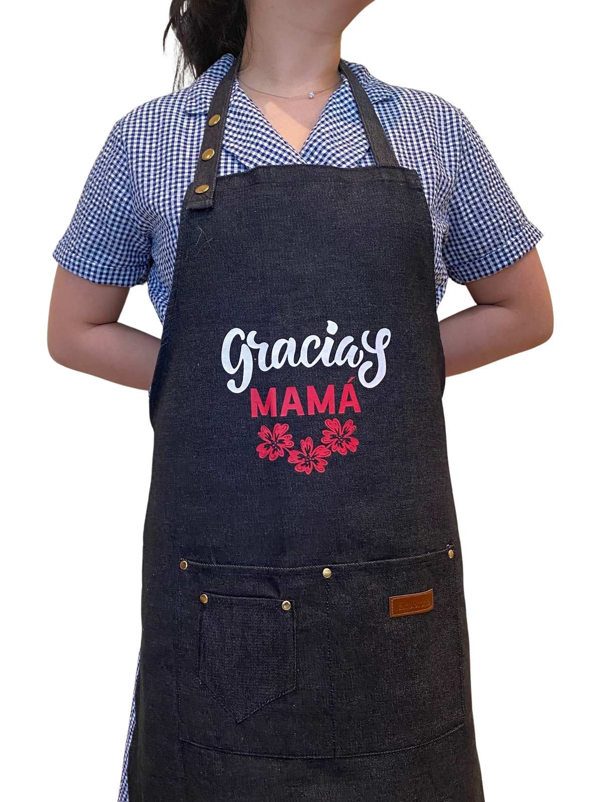 Delantal Denim "Gracias Mamá"