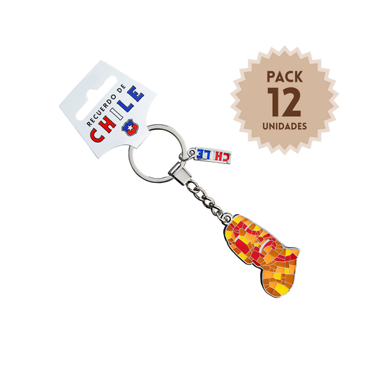 Pack 12 Llaveros Mosaico Rapa Nui