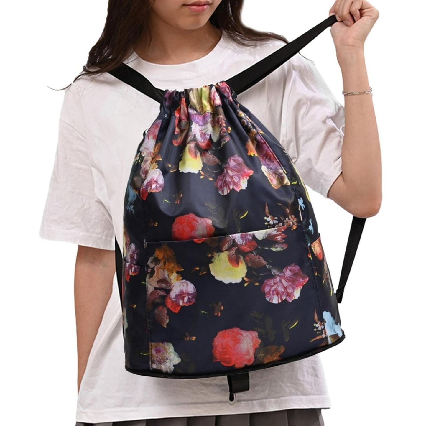 Mochila Plegable impermeable Multiuso Flores