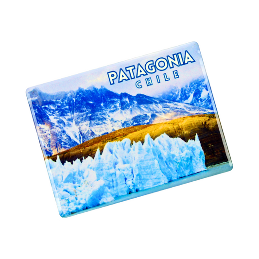 Imán Cerámico Liso Souvenir de Chile Patagonia
