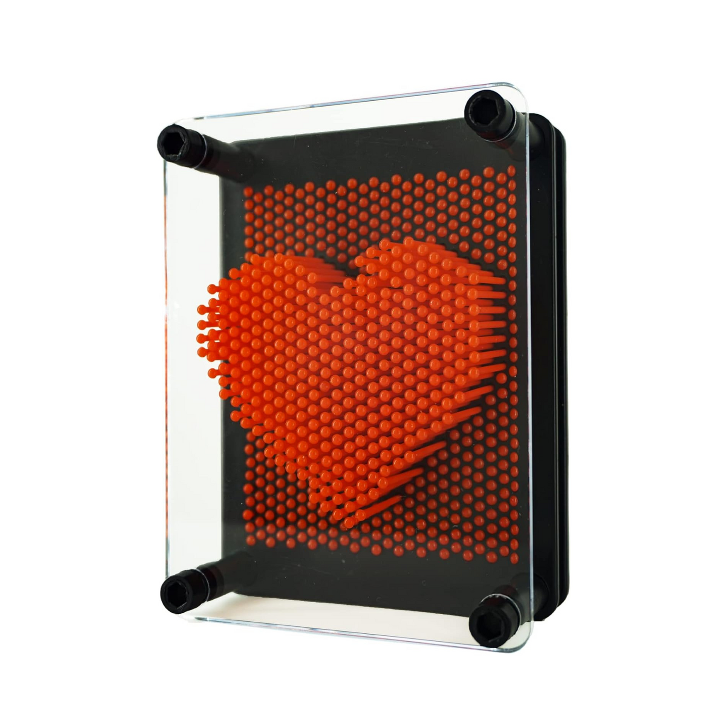 Juego Pin Art 3D Molde Didáctico Rojo