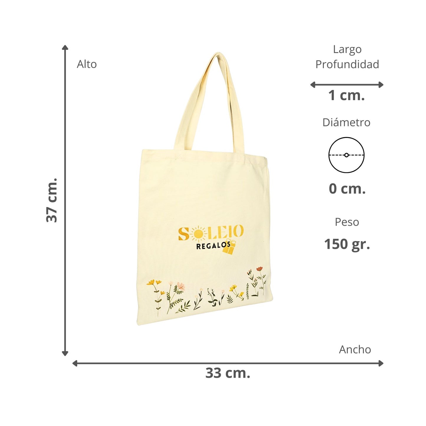 Bolsa de Lona Ecológica Soleio Regalos