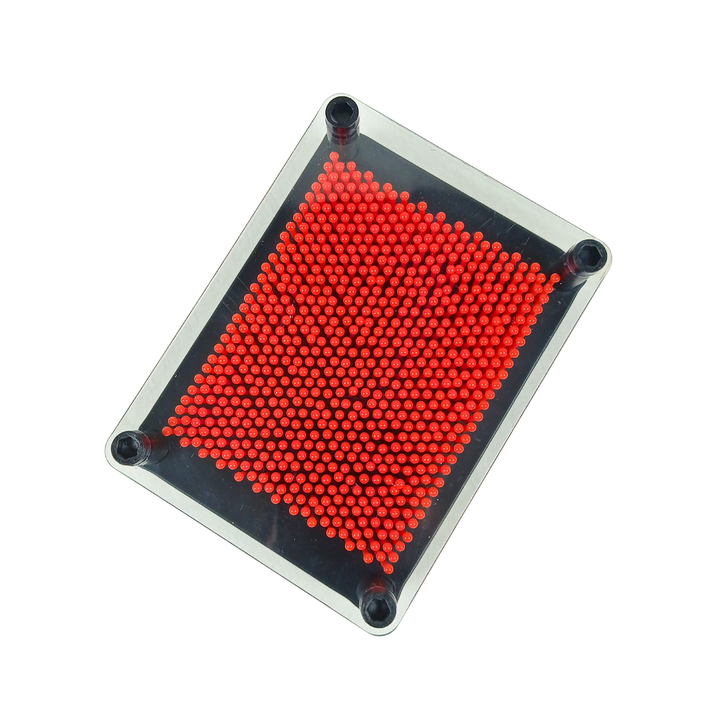 Juego Pin Art 3D Molde Didáctico Rojo