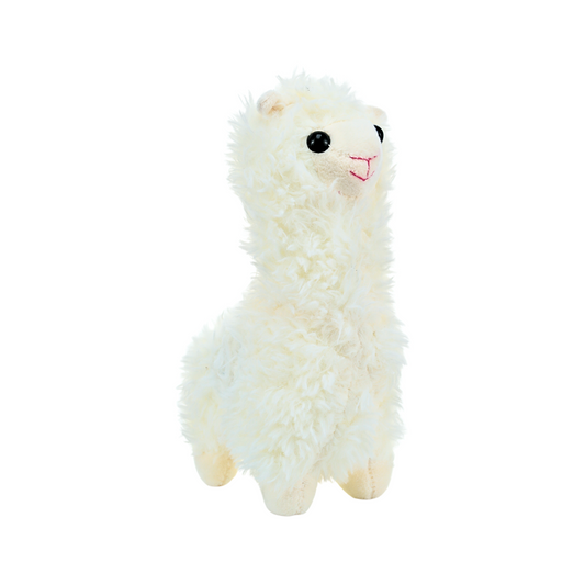 Juguete Peluche Diseño De Alpaca De Chile Blanca