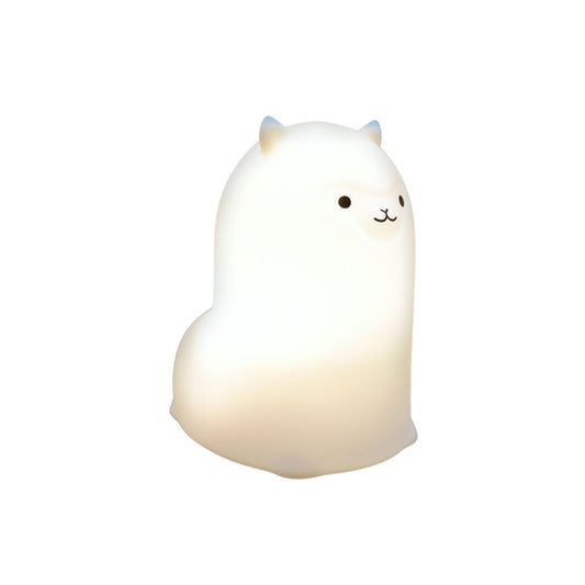 Lámpara de Noche de Silicona LED RGB Squishy Alpaca