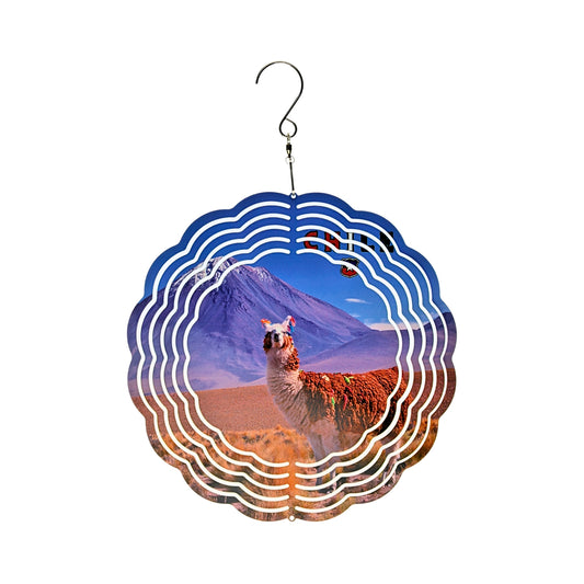 Colgante Remolino  De Viento 3D Diseños De Chile Alpaca