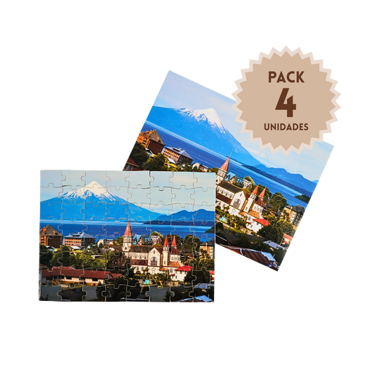 Pack 4 Puzzles Paisajes de Chile Puerto Varas
