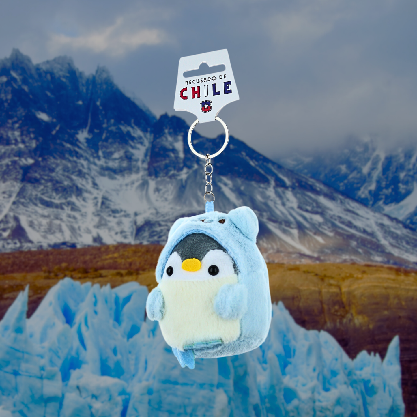 Llavero de Peluche Souvenir de Chile Pingüino