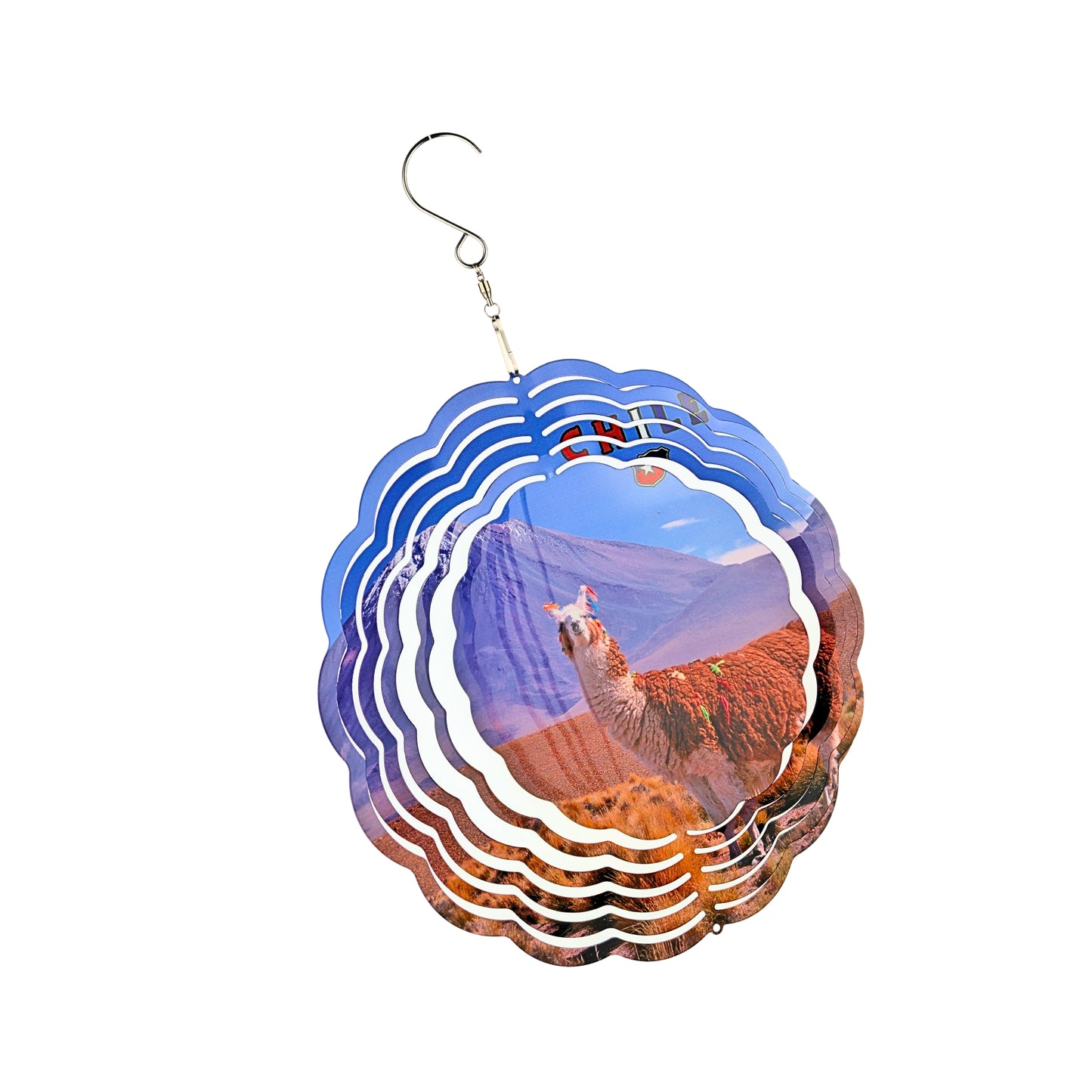 Colgante Remolino  De Viento 3D Diseños De Chile Alpaca