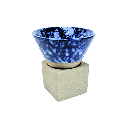 Tazas de Café Corto Japonesas de Cerámica 90 ml Azul
