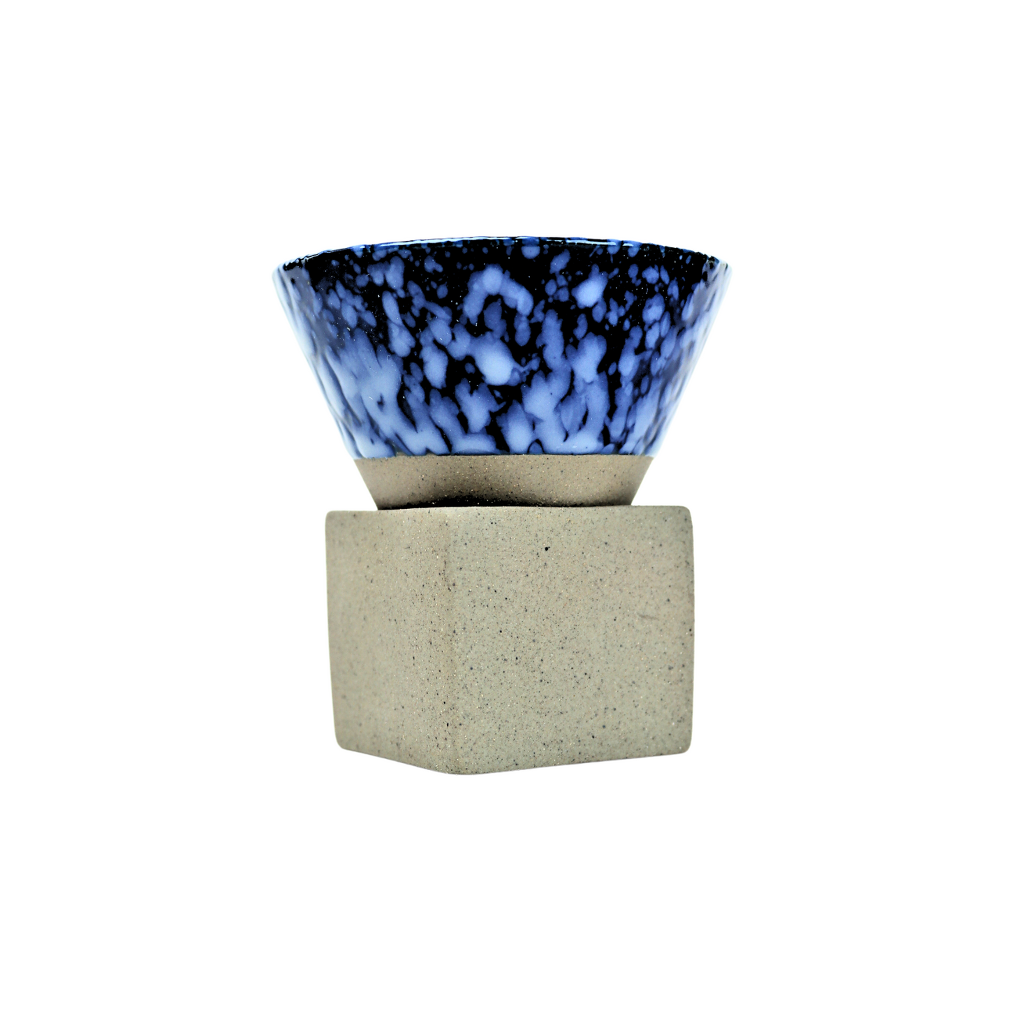 Tazas de Café Corto Japonesas de Cerámica 90 ml Azul