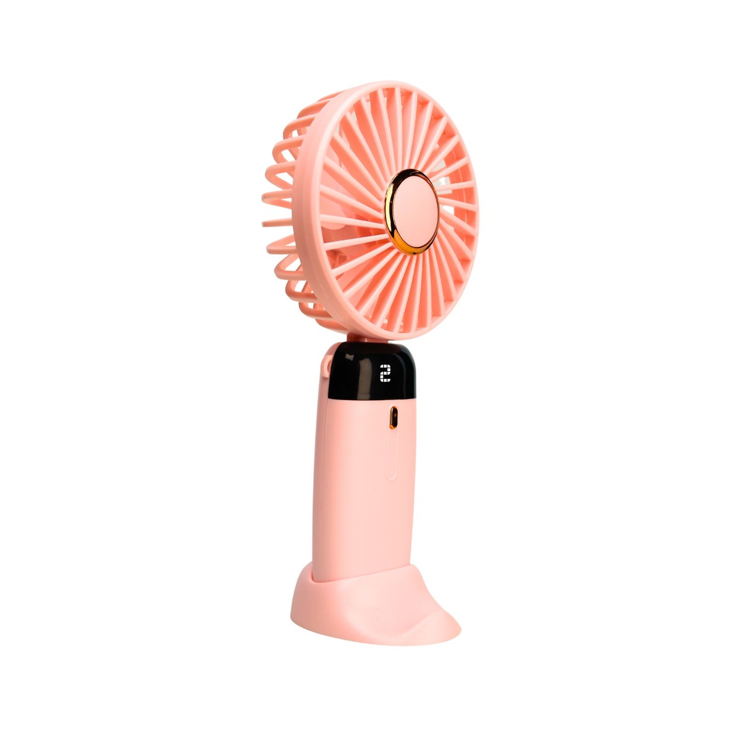 Mini Ventilador Mano Portátil Recargable Usb 5 Velocidades Rosa